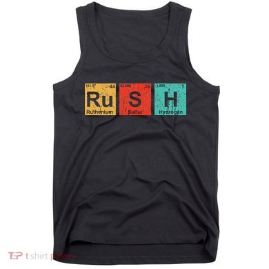 Rush (ru S H) Periodic Table Elements Tank Top