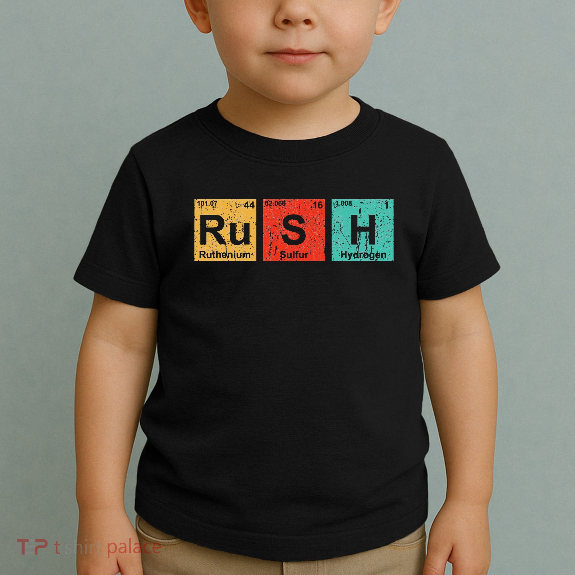 Rush (ru S H) Periodic Table Elements Toddler T-Shirt