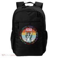Resist Resistance Statue Of Liberty Hands Off Protest Backpack thumb 0