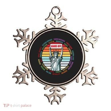 Resist Resistance Statue Of Liberty Hands Off Protest Ornament