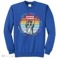 Resist Resistance Statue Of Liberty Hands Off Protest Sweatshirt thumb 0