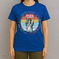 Resist Resistance Statue Of Liberty Hands Off Protest T-Shirt thumb 4
