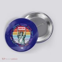 Resist Resistance Statue Of Liberty Hands Off Protest Button thumb 0