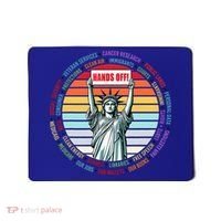 Resist Resistance Statue Of Liberty Hands Off Protest Mousepad thumb 0