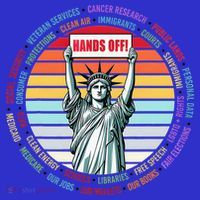 Resist Resistance Statue Of Liberty Hands Off Protest Mousepad thumb 1