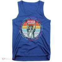 Resist Resistance Statue Of Liberty Hands Off Protest Tank Top thumb 0