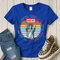 Resist Resistance Statue Of Liberty Hands Off Protest Women's T-Shirt thumb 3
