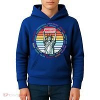 Resist Resistance Statue Of Liberty Hands Off Protest Kids Hoodie thumb 4