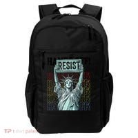 Resist Resistance Statue Of Liberty Hands Off Protest   Backpack thumb 0
