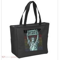 Resist Resistance Statue Of Liberty Hands Off Protest   Tote Bag thumb 2