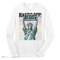 Resist Resistance Statue Of Liberty Hands Off Protest   Long Sleeve Shirt thumb 0
