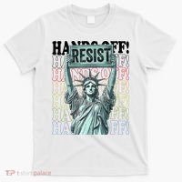 Resist Resistance Statue Of Liberty Hands Off Protest   T-Shirt thumb 0