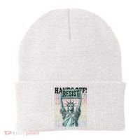 Resist Resistance Statue Of Liberty Hands Off Protest   Beanie thumb 0