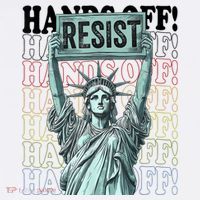 Resist Resistance Statue Of Liberty Hands Off Protest   Women's Hoodie thumb 2