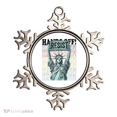 Resist Resistance Statue Of Liberty Hands Off Protest   Ornament