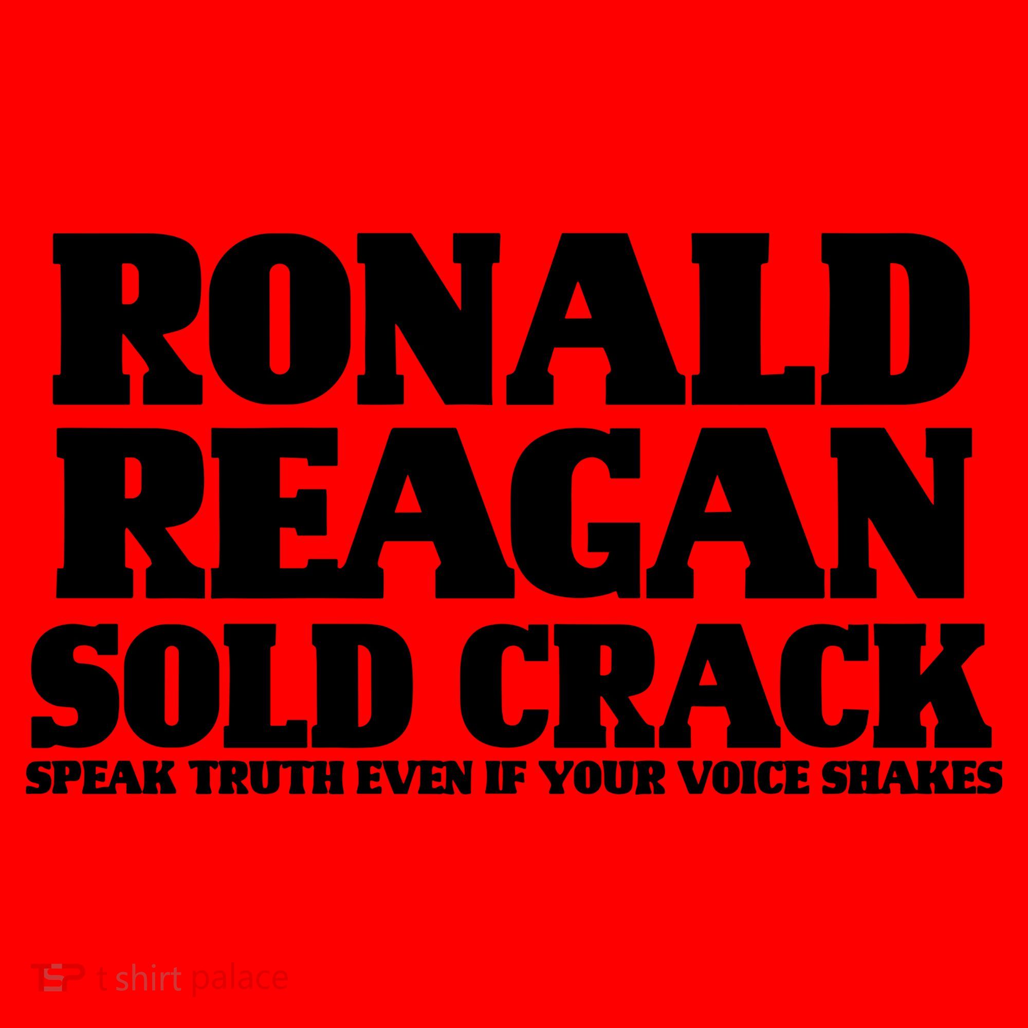 Ronald Reagan Sold Crack  Speak Truth Even If Your Voice Shakes Santa Hat
