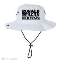Ronald Reagan Sold Crack  Speak Truth Even If Your Voice Shakes Bucket Hat thumb 0