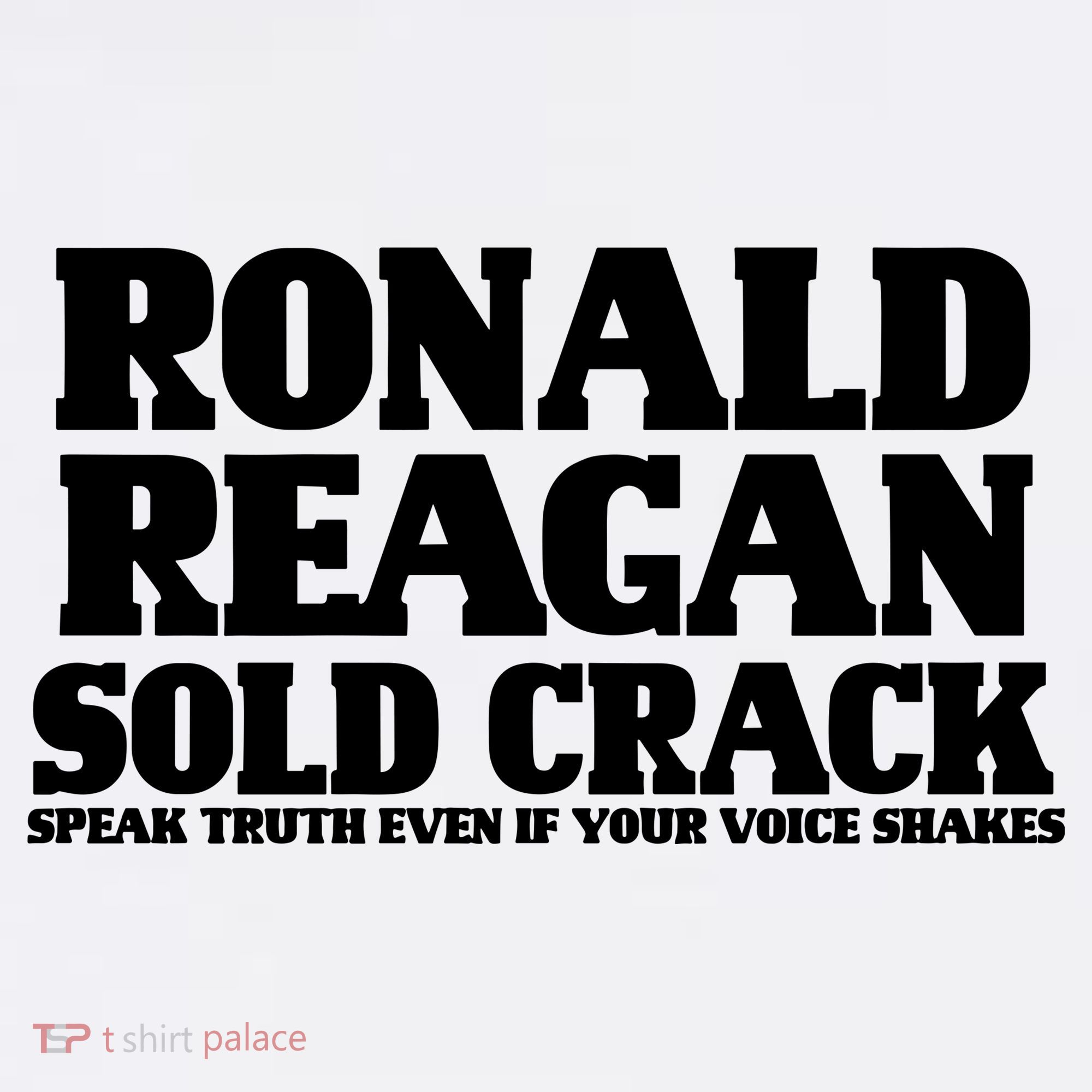 Ronald Reagan Sold Crack  Speak Truth Even If Your Voice Shakes Bucket Hat
