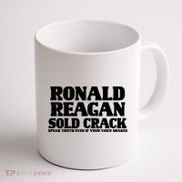 Ronald Reagan Sold Crack  Speak Truth Even If Your Voice Shakes Coffee Mug thumb 1