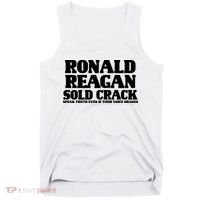 Ronald Reagan Sold Crack  Speak Truth Even If Your Voice Shakes Tank Top thumb 0