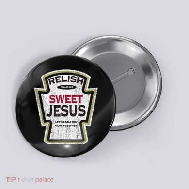 Retro Relish Sweet Jesus Button