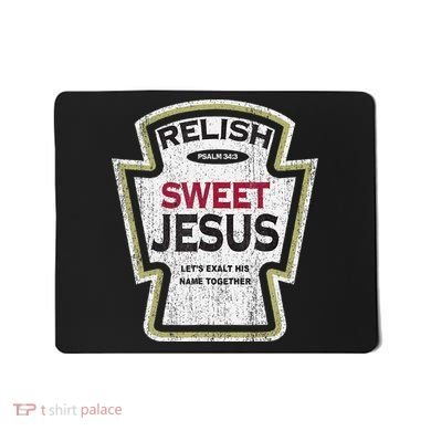 Retro Relish Sweet Jesus Mousepad