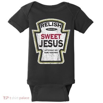 Retro Relish Sweet Jesus Baby Bodysuit