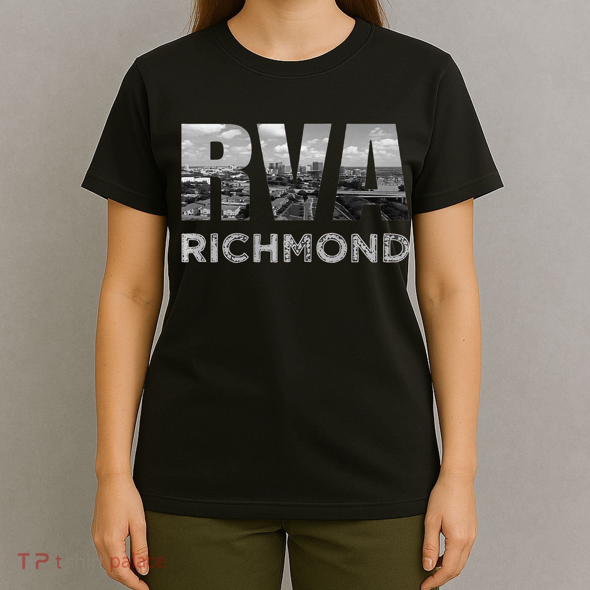 RVA Richmond Skyline Commonwealth Virginia Local Souvenir T-Shirt