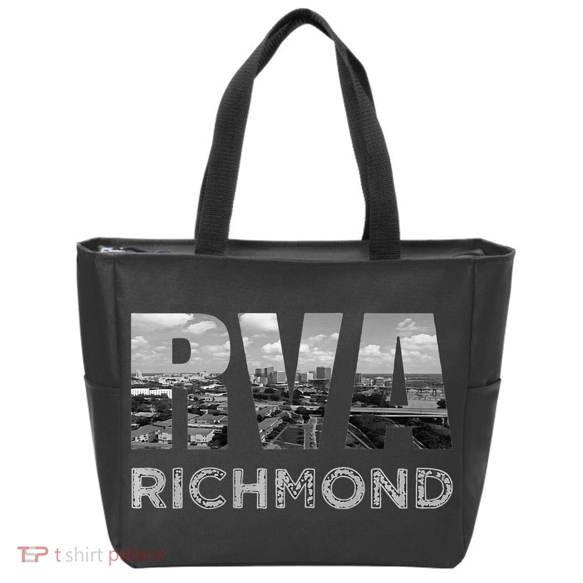 RVA Richmond Skyline Commonwealth Virginia Local Souvenir Tote Bag