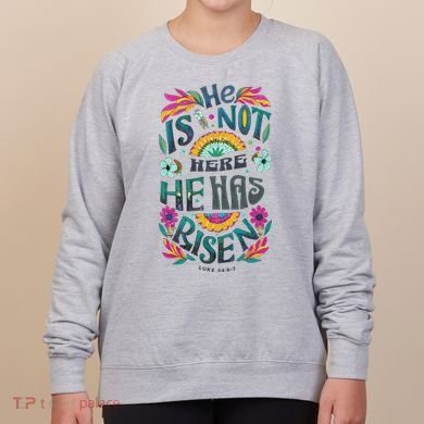 Risen Resurrection Sunday Easter Christian Women's Sweatshirt