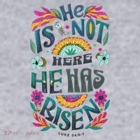 Risen Resurrection Sunday Easter Christian Women's Sweatshirt thumb 2