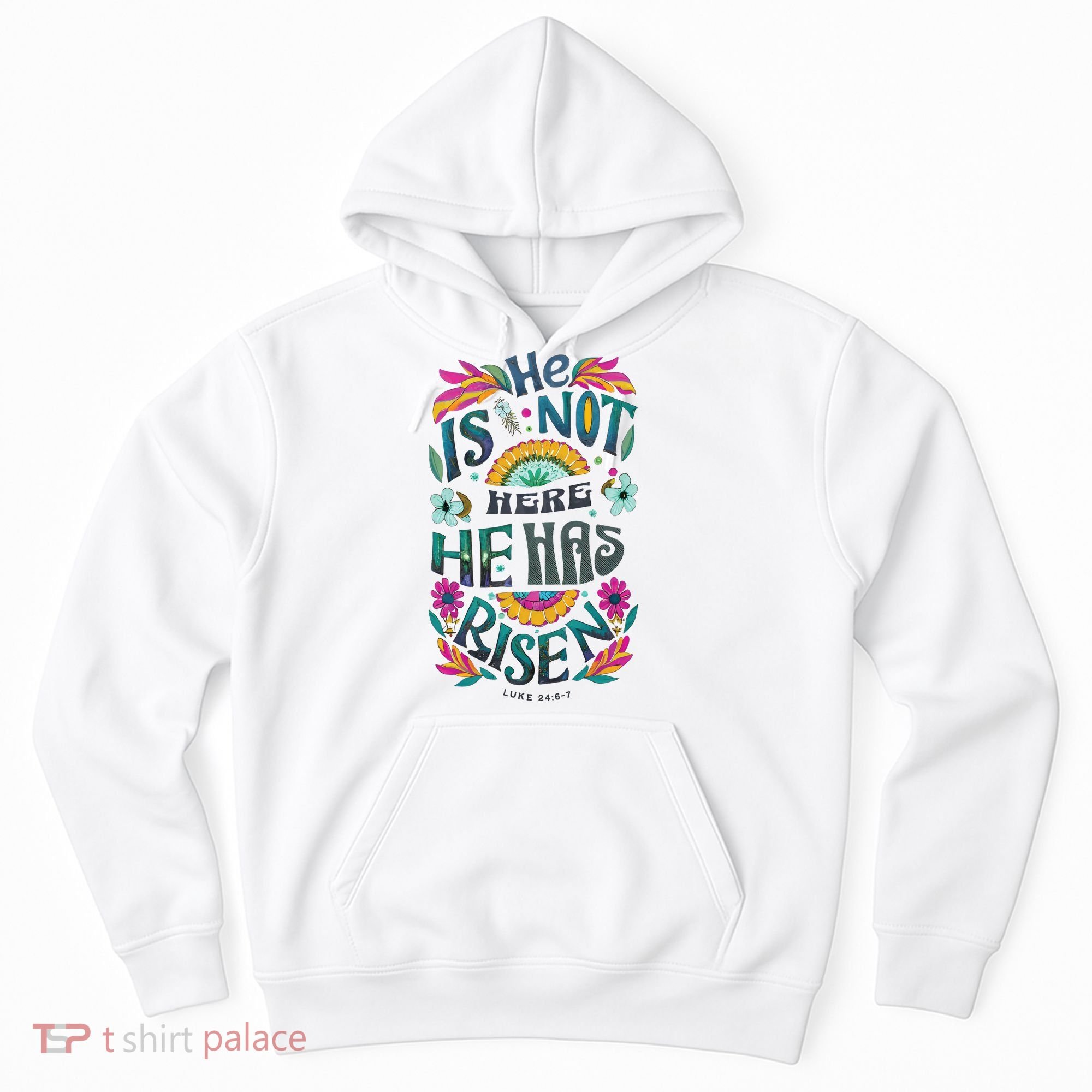 Risen Resurrection Sunday Easter Christian Hoodie