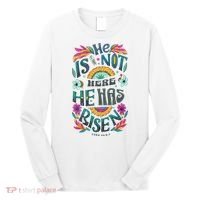 Risen Resurrection Sunday Easter Christian Long Sleeve Shirt thumb 0