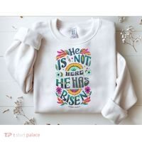 Risen Resurrection Sunday Easter Christian Sweatshirt thumb 2
