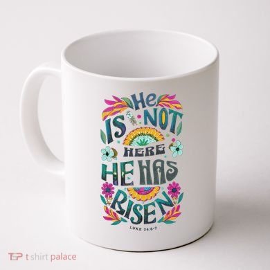 Risen Resurrection Sunday Easter Christian Coffee Mug