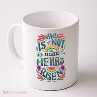 Risen Resurrection Sunday Easter Christian Coffee Mug thumb 0