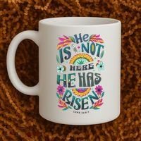 Risen Resurrection Sunday Easter Christian Coffee Mug thumb 2