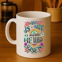 Risen Resurrection Sunday Easter Christian Coffee Mug thumb 4
