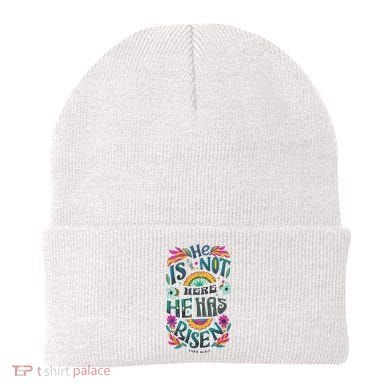 Risen Resurrection Sunday Easter Christian Beanie