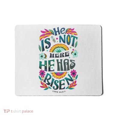 Risen Resurrection Sunday Easter Christian Mousepad