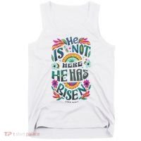 Risen Resurrection Sunday Easter Christian Tank Top thumb 0