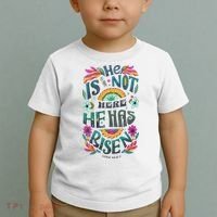 Risen Resurrection Sunday Easter Christian Toddler T-Shirt thumb 2