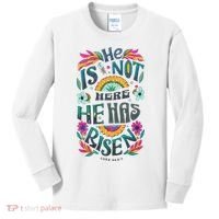 Risen Resurrection Sunday Easter Christian Kids Long Sleeve Shirt thumb 0