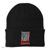 Resist Resistance Statue Of Liberty Hands Off Protest Retro Beanie thumb 0