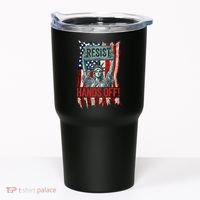 Resist Resistance Statue Of Liberty Hands Off Protest Retro Tumbler thumb 0