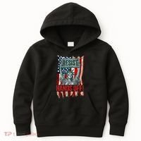 Resist Resistance Statue Of Liberty Hands Off Protest Retro Kids Hoodie thumb 0