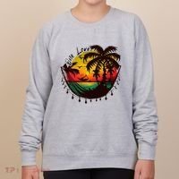 Rasta Reggae Sunset One Love Rastafari Jamaican Women's Sweatshirt thumb 0