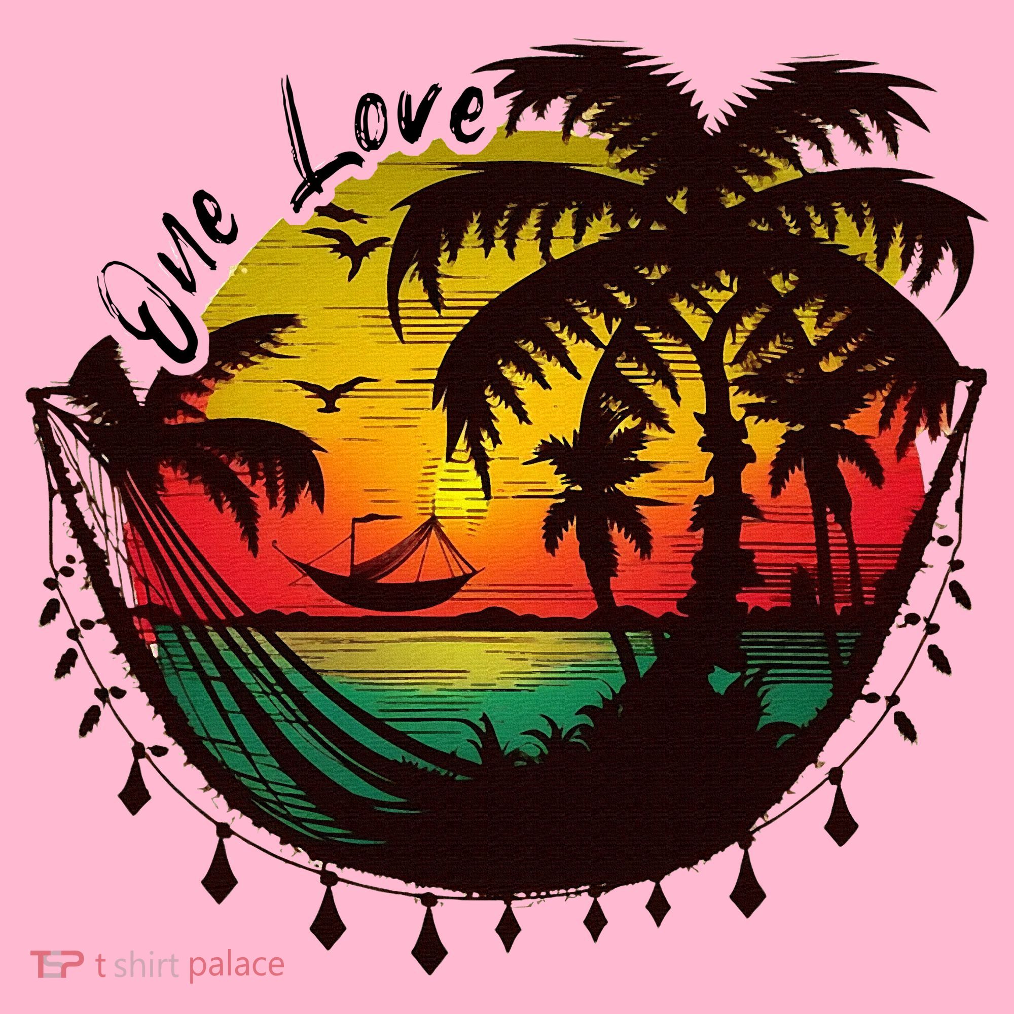 Rasta Reggae Sunset One Love Rastafari Jamaican Coaster