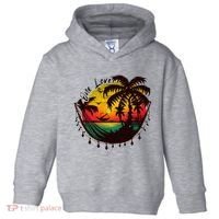 Rasta Reggae Sunset One Love Rastafari Jamaican Toddler Hoodie thumb 0