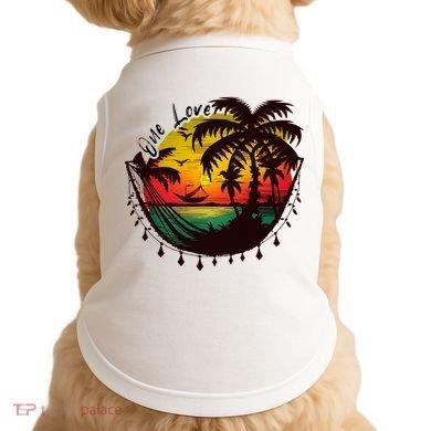 Rasta Reggae Sunset One Love Rastafari Jamaican Doggie Tank